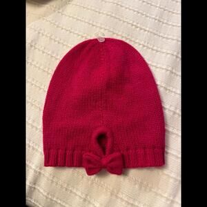 Kate spade hot pink beanie